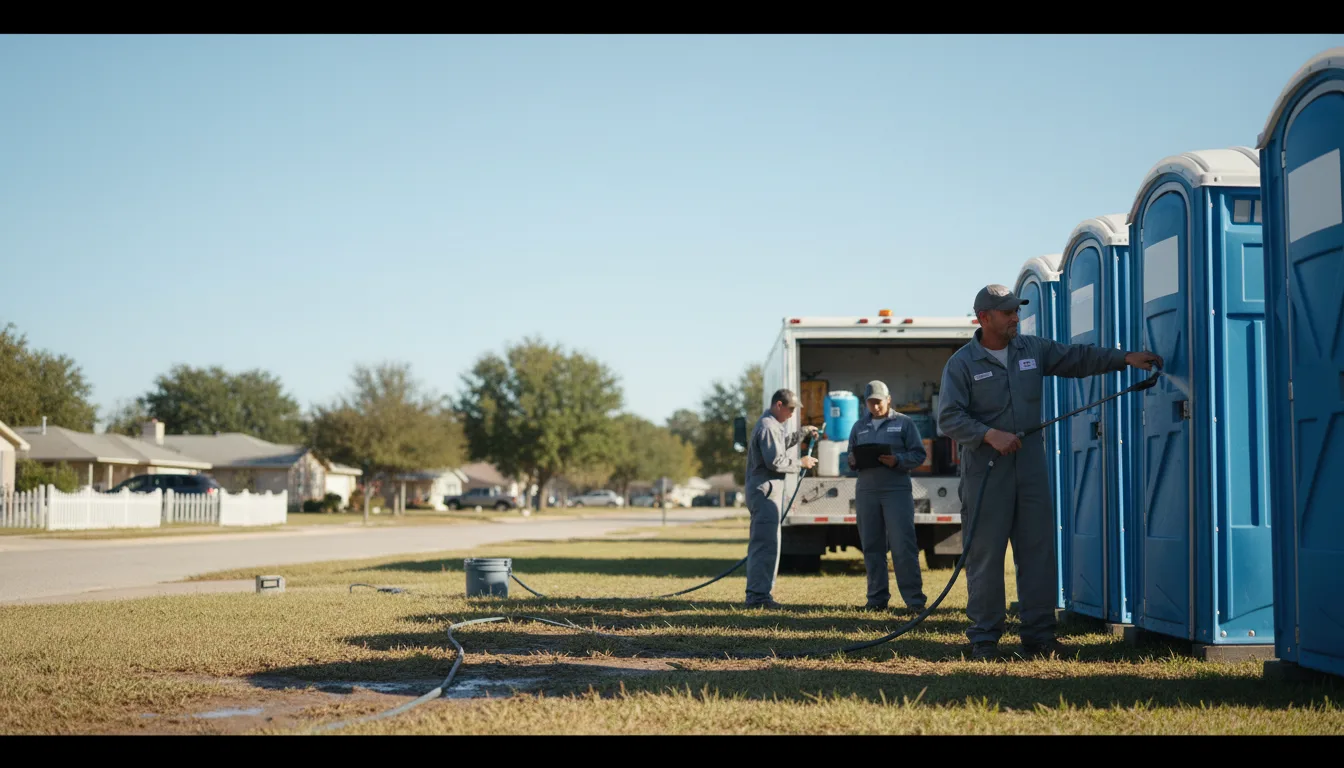 Long-Term Portable Toilet Rental in Leedey, OK near me